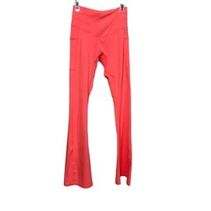 Free People Movement Flare Leggings Coral Athletic Workout Yoga Athleisure NWOT